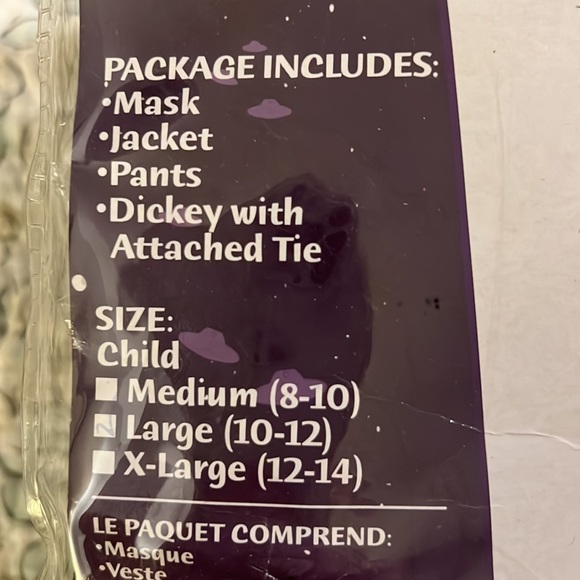 “ALIEN AGENT” COSTUME•INCLUDES EVERYTHING ON PACKAGE•GREAT COSTUME•LIKE NEW - Picture 4 of 7